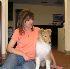 Michele with Riley